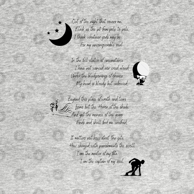 William Ernest Henley- Out of the night that covers me invictus poem by Fafi